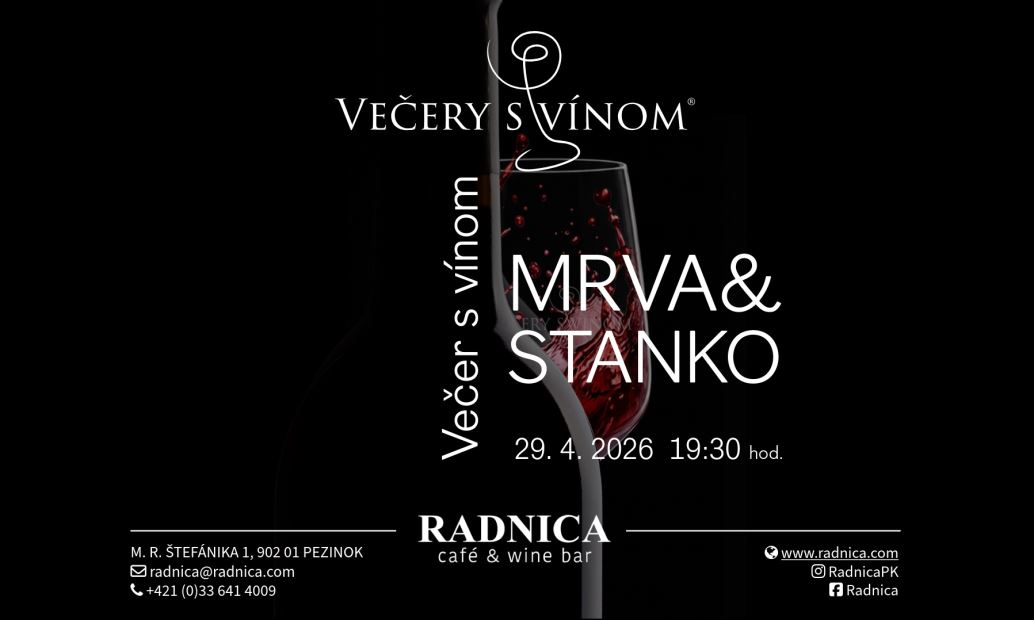 Večer s vínom Mrva & Stanko