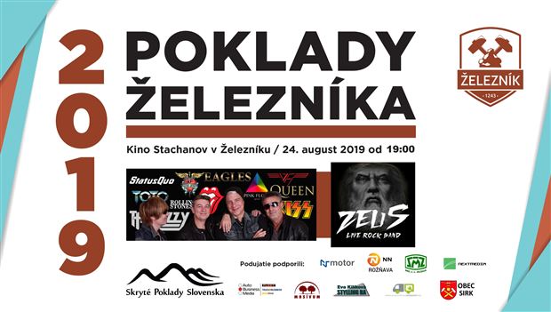 Poklady Železníka 2019 - koncert ZEUS