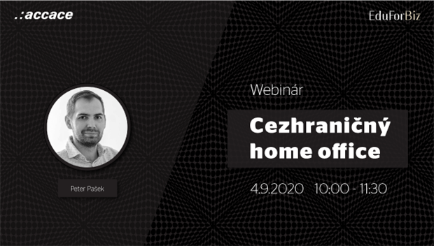 Cezhraničný home office - dane a odvody  WEBINÁR