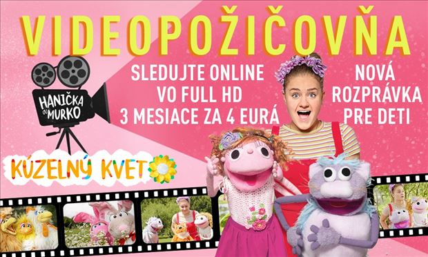 Hanička a Murko - rozprávka Kúzelný kvet - videopožičovňa (Full HD)