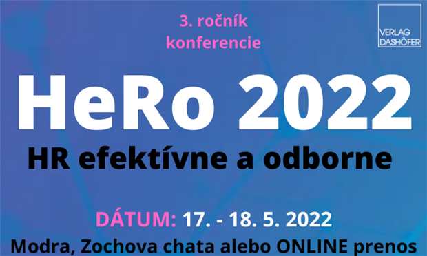 HeRo 2022 - HR efektívne a odborne 