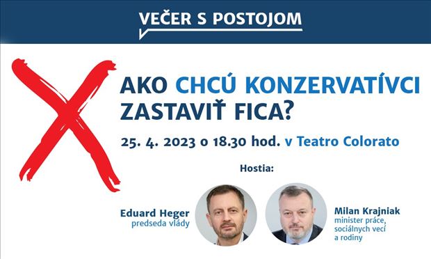 Večer s Postojom / Ako chcú konzervatívci zastaviť Fica?