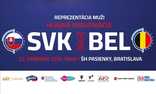 Kvalifikácia na FIBA EuroBasket 2025: Slovensko - Belgicko