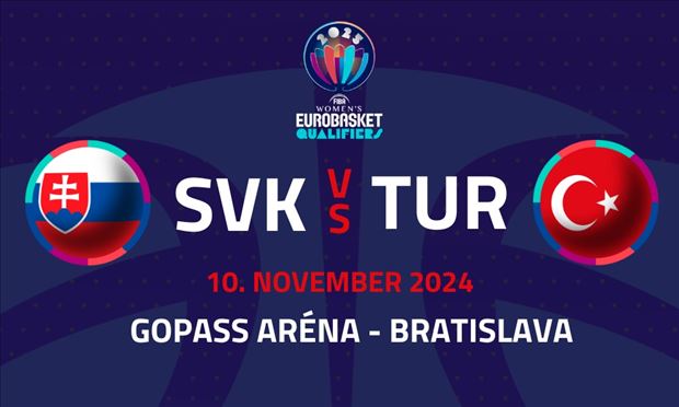 Kvalifikácia na EuroBasket Women 2025: Slovensko - Turecko