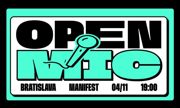 Open mic v Manifeste