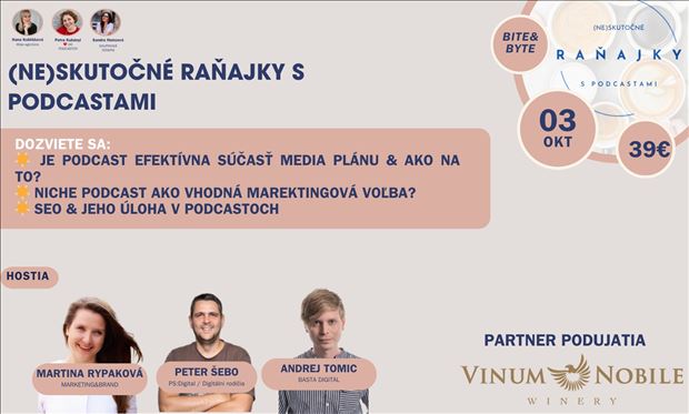 (Ne)Skutočné raňajky s podcastami a marketingom