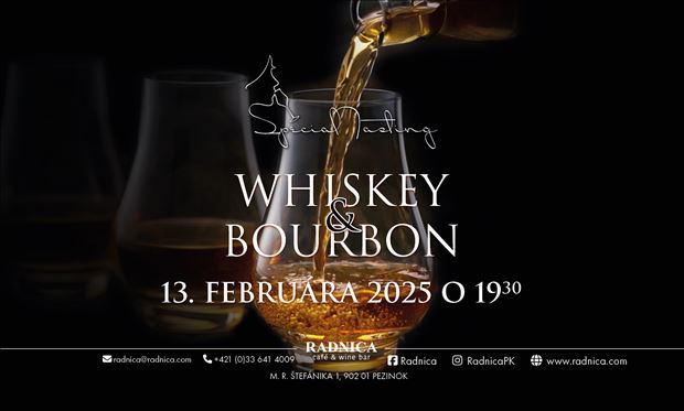 Special Tasting - Večer whisky & bourbon
