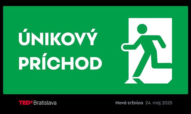 TEDxBratislava 2025: Únikový príchod