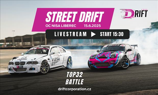 NISA STREET DRIFT 2025 - Závod kolem obchodního centra (živě)
