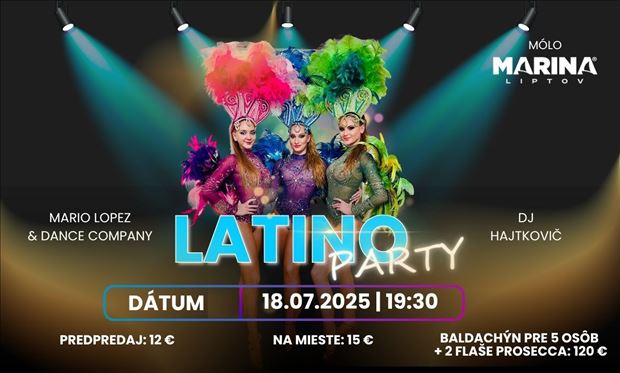 Latino Party 2025 na Marine Liptov  