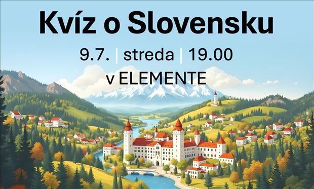 ELEMENT GAME NIGHT Kvíz o Slovensku