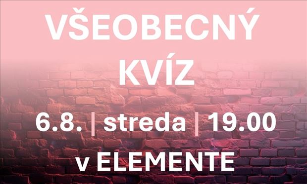 ELEMENT GAME NIGHT Vedomostný kvíz