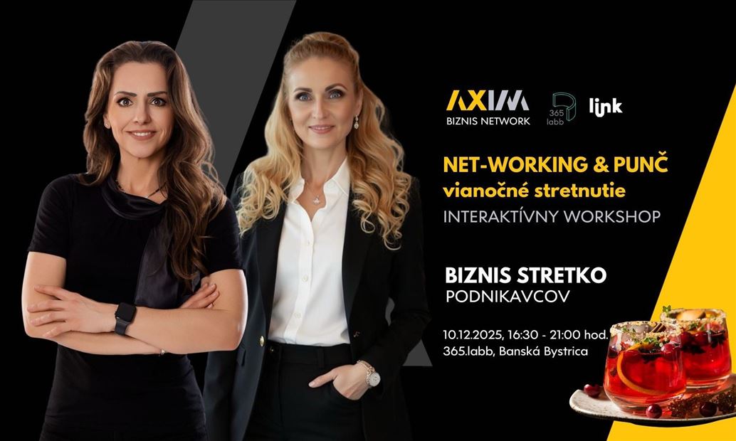 Biznis stretko podnikavcov - Networking & punč