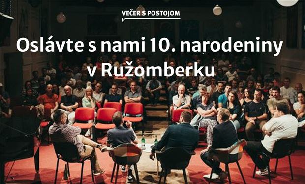 Večer s Postojom / 10 rokov s denníkom Postoj