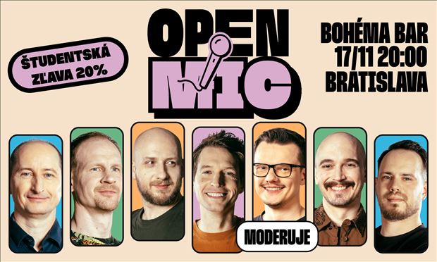 Open mic v Bohéme