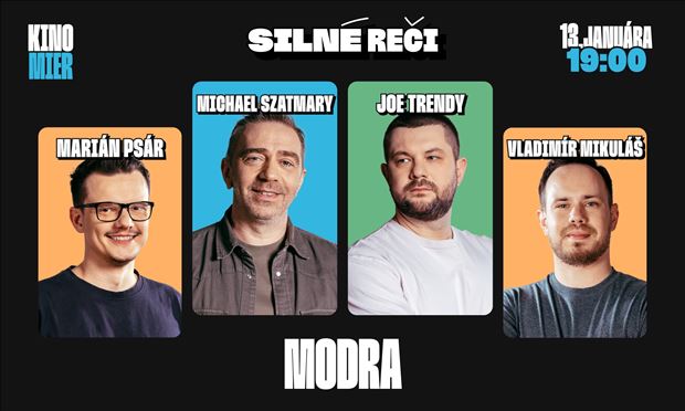 Silné reči v Modre