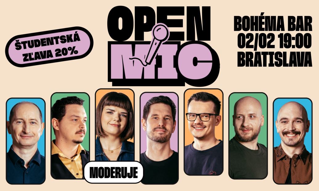 Open mic v Bohéme