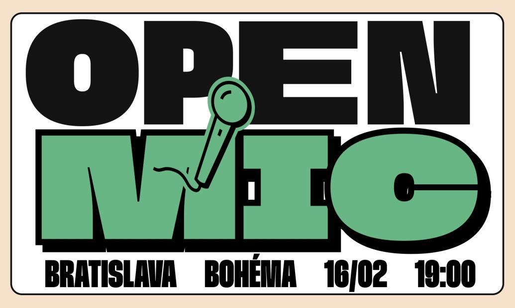 Open mic v Bohéme