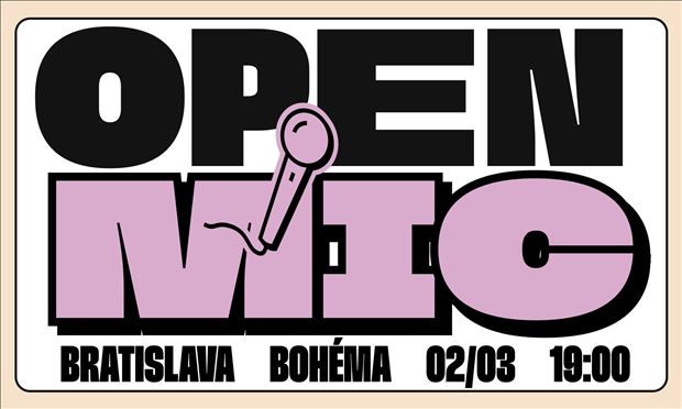 Open mic v Bohéme