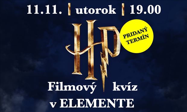 ELEMENT Harry Potter kvíz (PRIDANÝ TERMÍN)