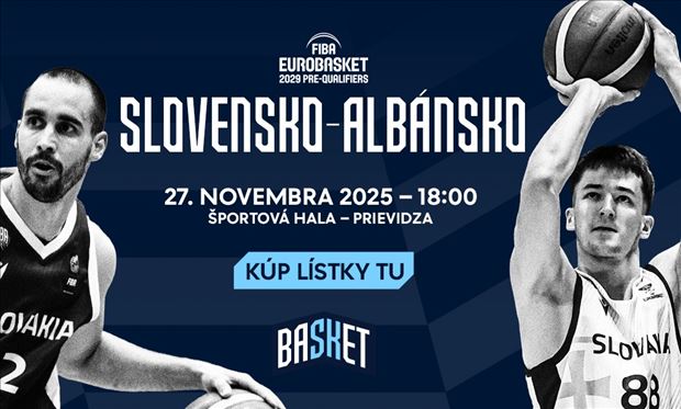 Eurobasket Qualifiers - Slovensko vs Albánsko (muži)