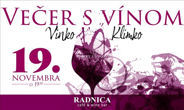 Večer s vínom Vínko Klimko