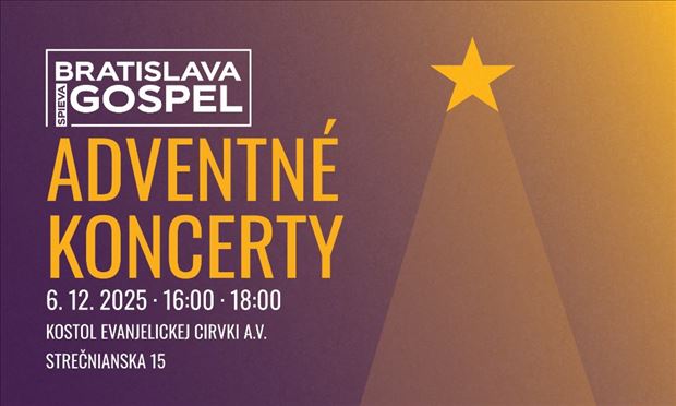 Adventné koncerty spevokolu Bratislava spieva gospel
