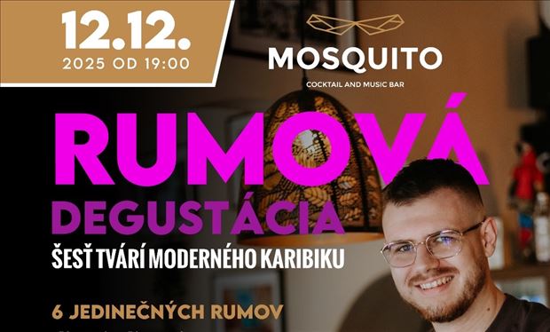 Rumová degustácia - Šesť tvárí moderného Karibiku