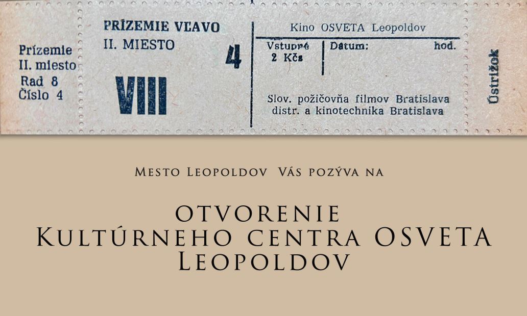 Otvorenie Kultúrneho centra OSVETA Leopoldov - Art Music Orchestra