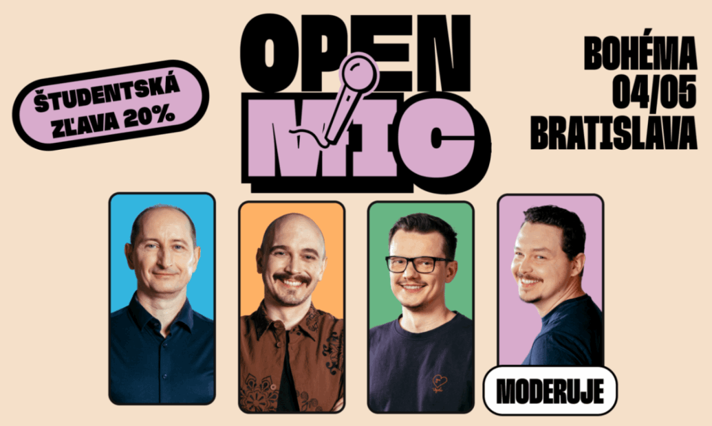 Open mic v Bohéme