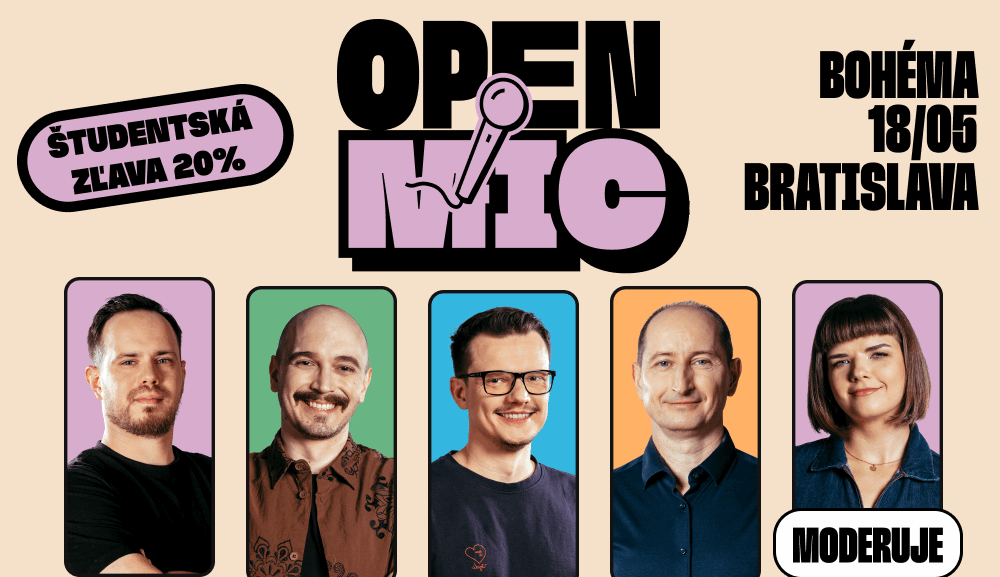 Open mic v Bohéme