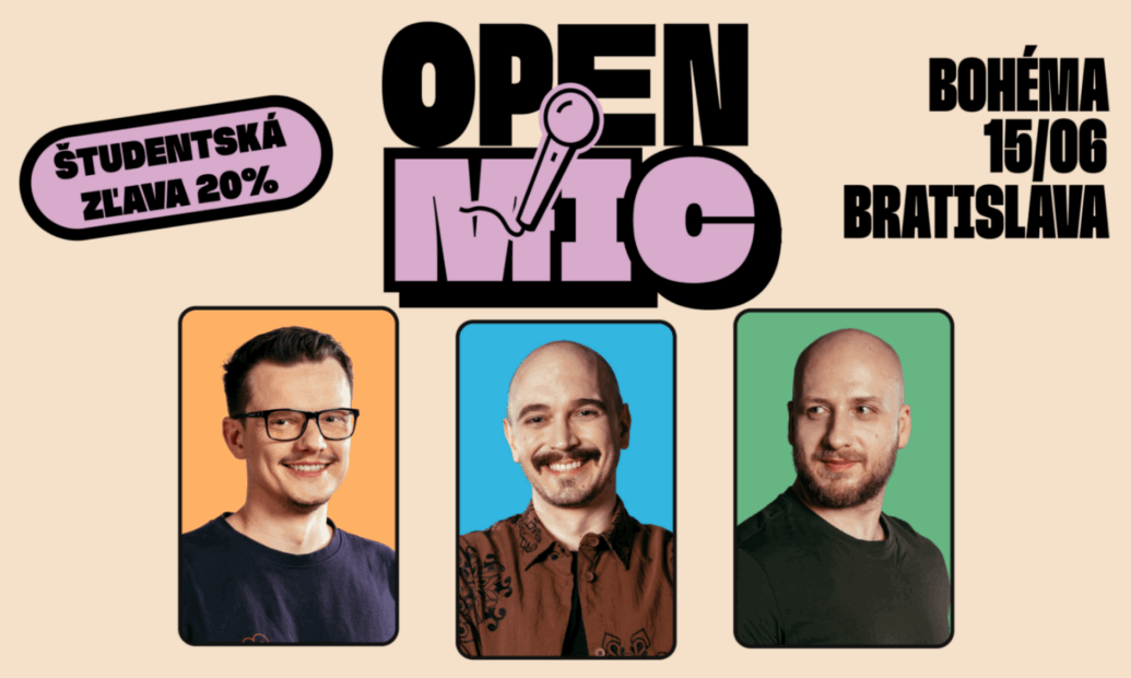 Open mic v Bohéme