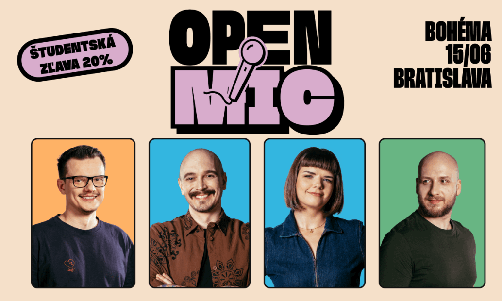 Open mic v Bohéme