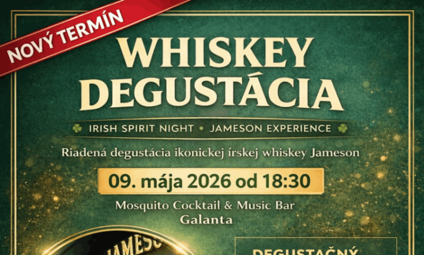 Whiskey degustácia - Irish Spirit Night