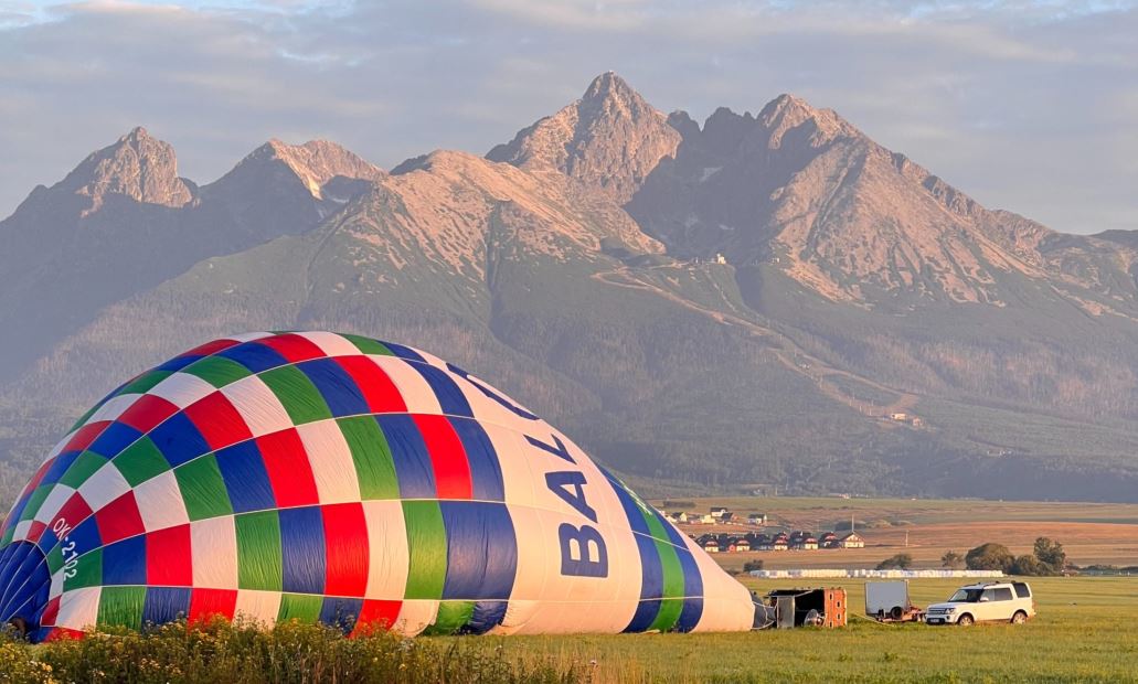 Let balónom v okolí Tatier