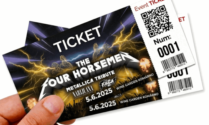 THE FOUR HORSEMEN + SPECIAL GUESTS ┃ 5.6.2026 ┃ Wine Garden Komárno