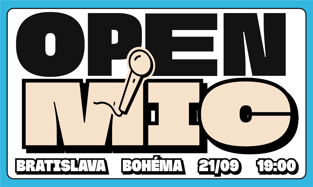 Open mic v Bohéme
