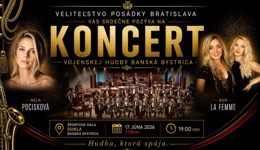 Koncert vojenskej hudby Banská Bystrica