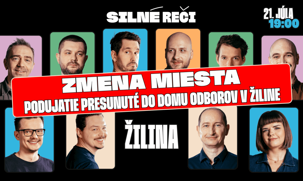 Veľké Silné reči na Budatínskom zámku - PRESUNUTÉ DO ŽILINY