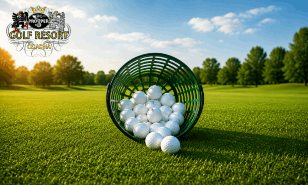 Loptičky na driving range