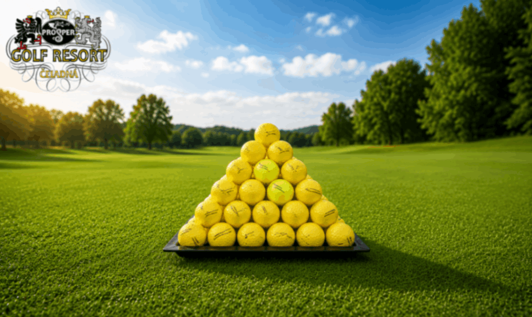 Loptičky na driving range