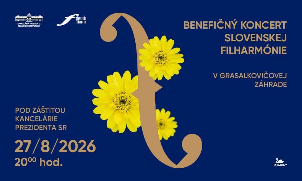 Benefičný koncert Slovenskej filharmónie pod záštitou Kancelárie prezidenta SR