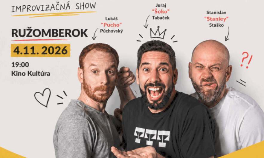 Tri Tvorivé Tvory v Ružomberku 4.11.2026