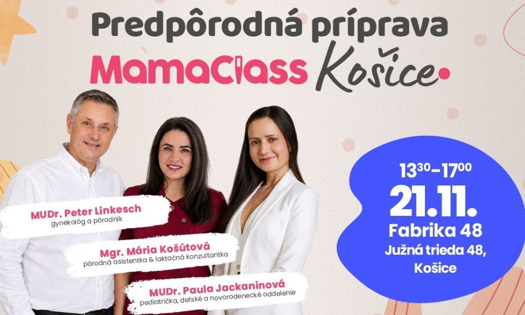 Predpôrodná príprava s Mamaclass Košice