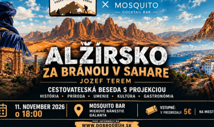 Alžírsko - za bránou Sahary, cestovateľská beseda