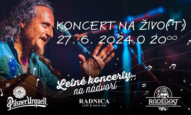 Koncert Na Živo(t) s Martinom Geišbergom v Radnici
