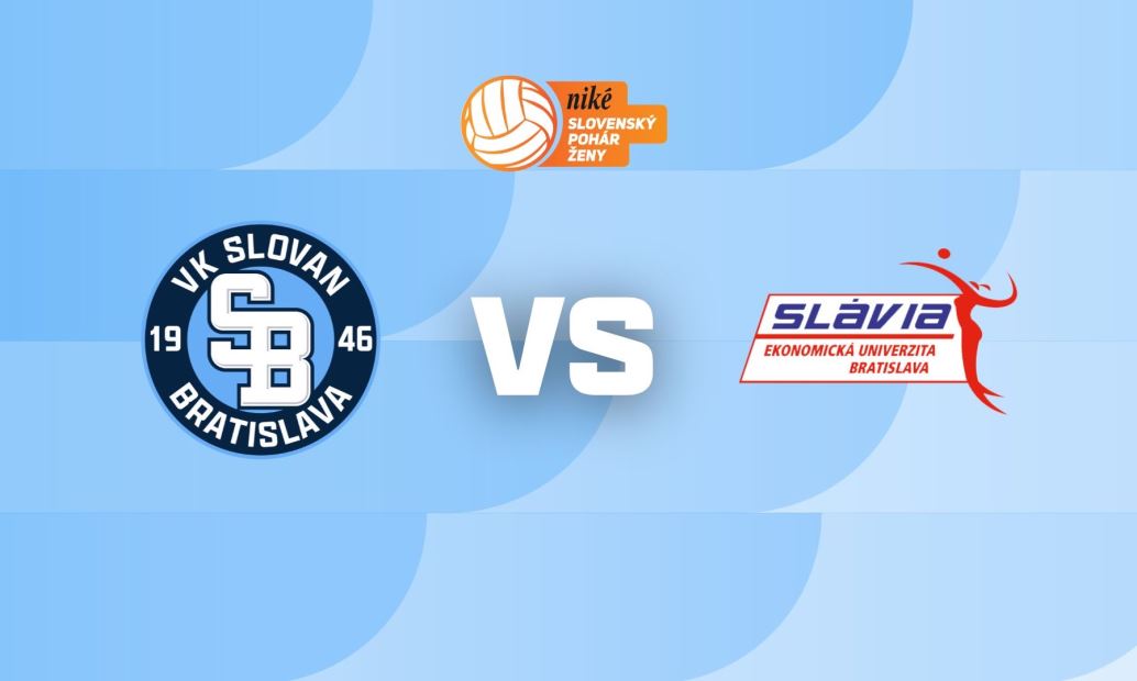 Semifinále Niké Slovenský pohár ženy: VK SLOVAN BRATISLAVA vs. Slávia Kooperativa EUBA