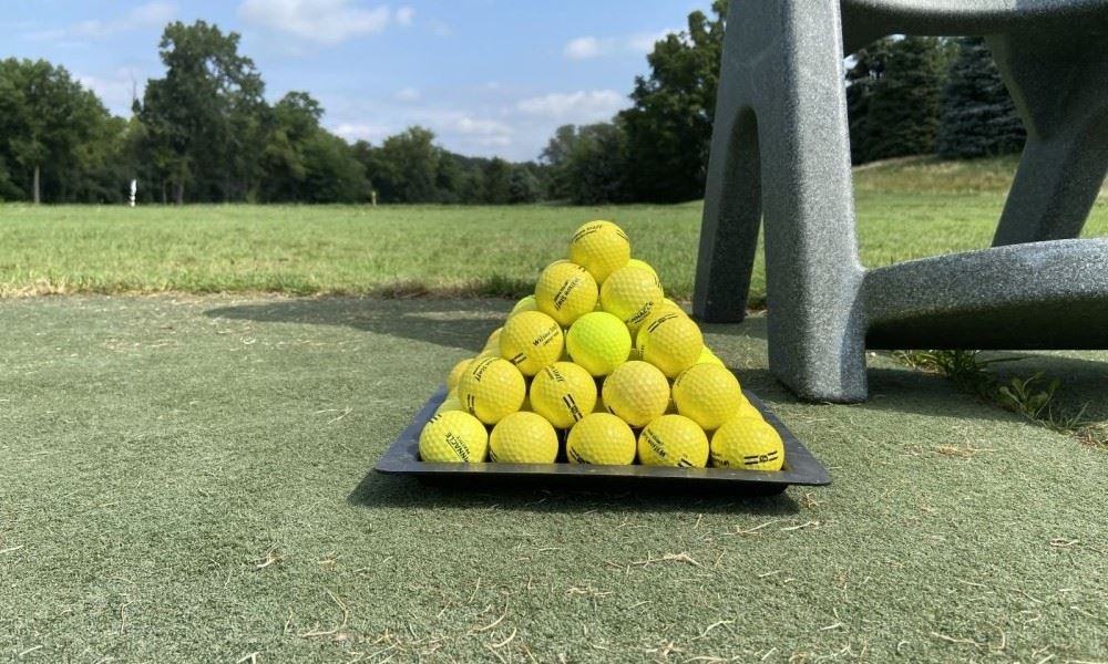 Loptičky na driving range