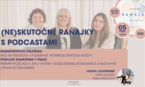 (Ne)Skutočné raňajky s podcastami & marketingom