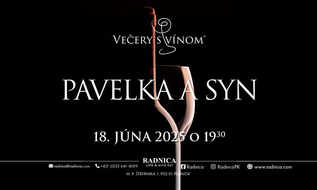 Večer s vínom Pavelka a syn